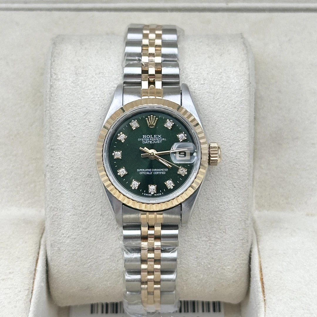 99新 Rolex/劳力士 女装日志系列/后镶钻/26毫米/自动机械女表
