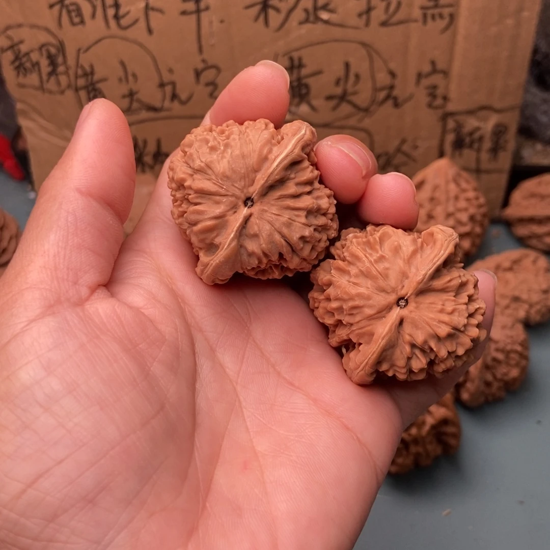 快***^吊坠文玩核桃莲花8