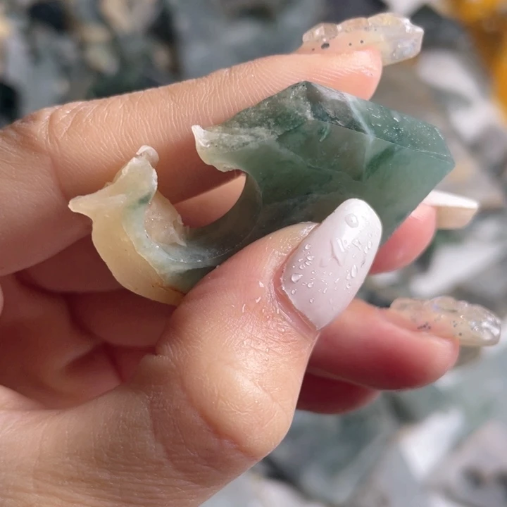 用***2定制翡翠未镶嵌天然翡翠