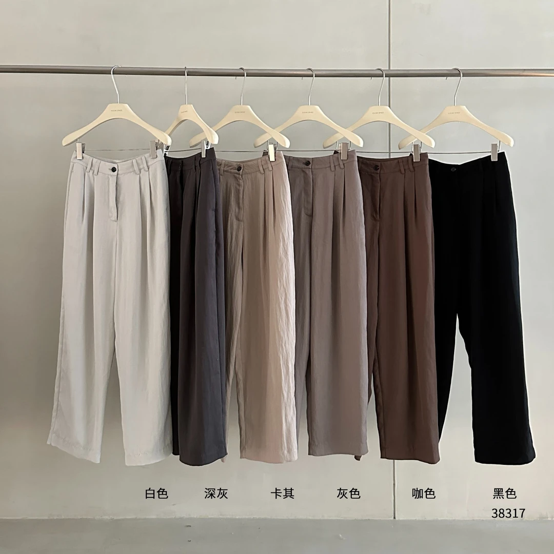 十三行~莱赛尔韩版福秒休闲裤#38317