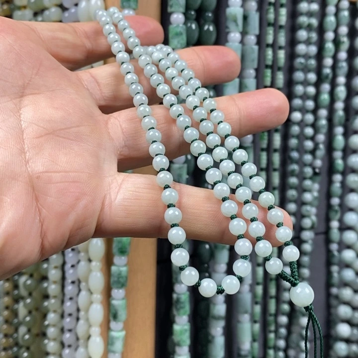 张***壮翡翠未镶嵌项链翡翠项链