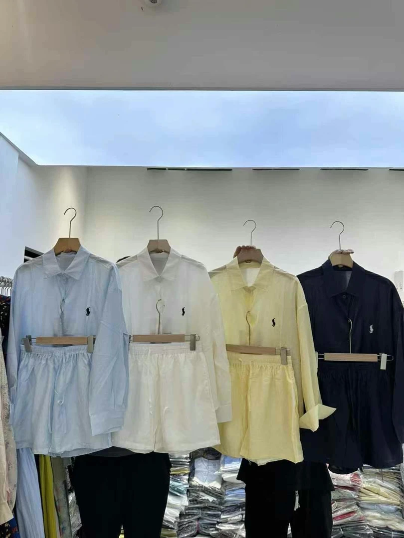小马衬衫防晒短裤两件套