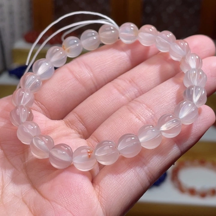 南红玛瑙南瓜珠 7+未镶嵌