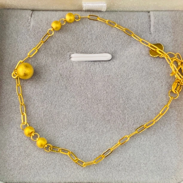【北北专享】 足金999饰品 金珠手链 2.84 GP