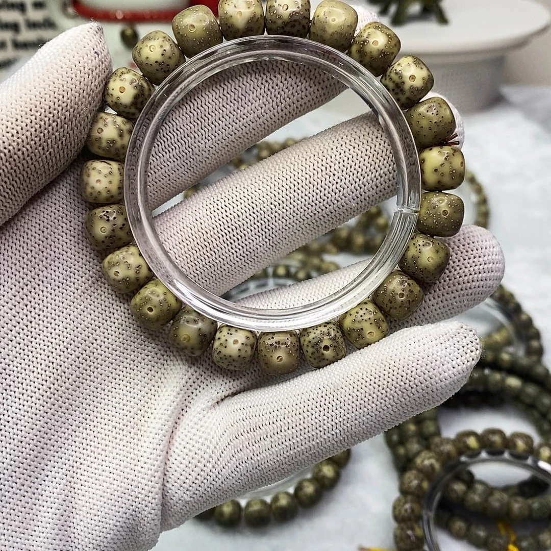 星月菩提手串青花石玉028