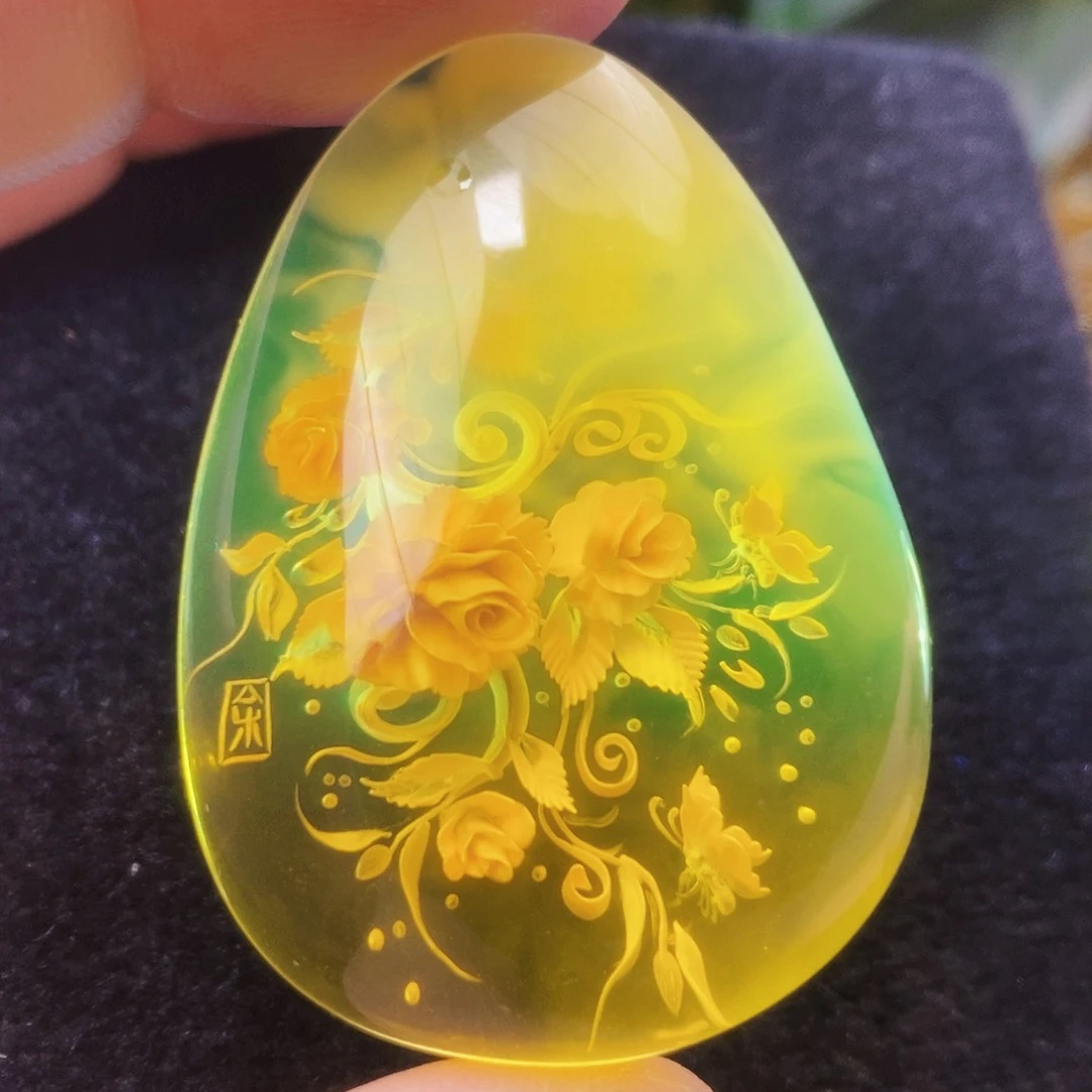 【闪购商品】金珀吊坠(不含链)未镶嵌
