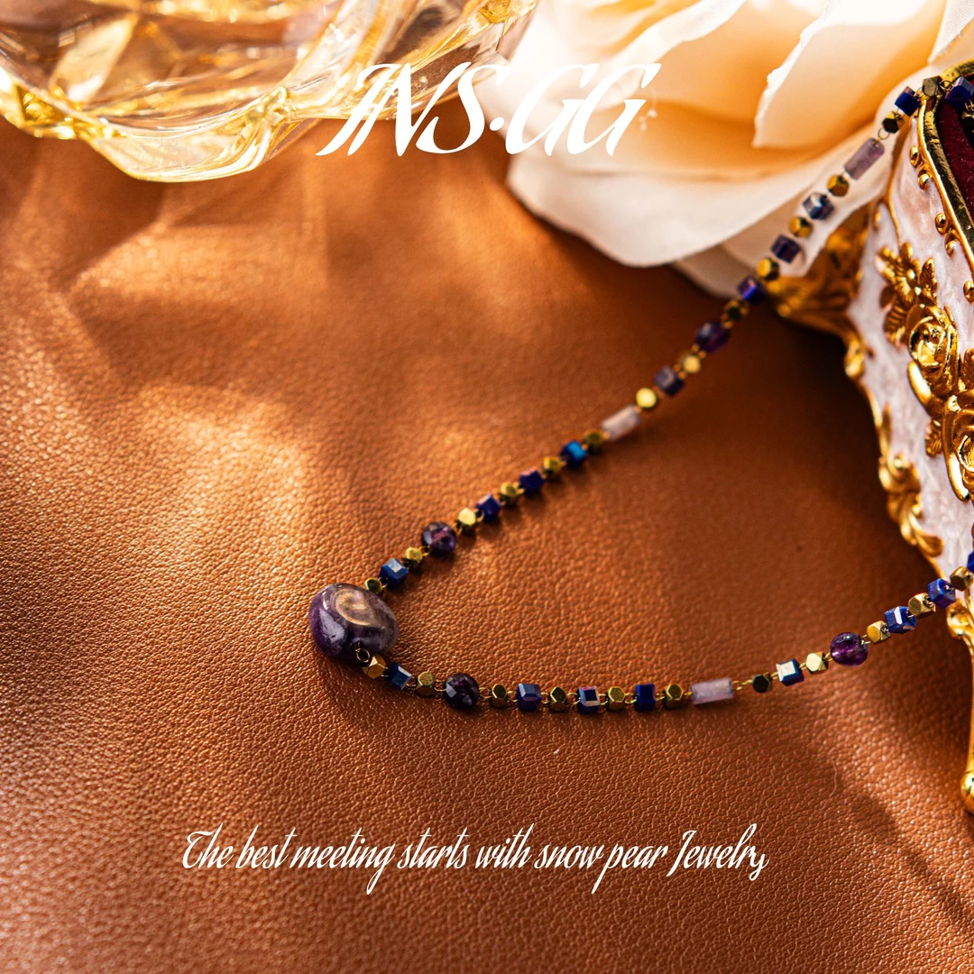 【INS · GG】晶 ♠ 原创设计 轻奢手工 AX1459 项链·中长