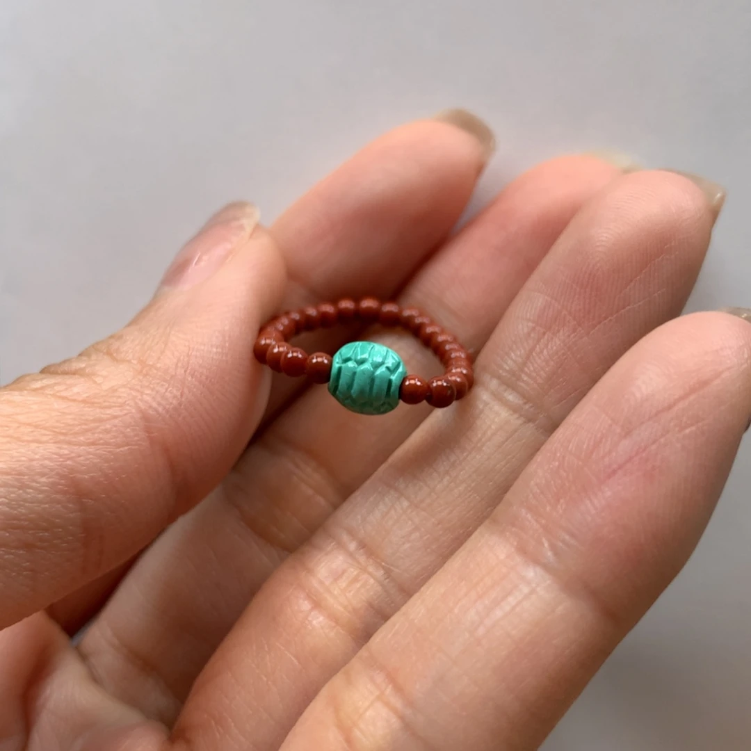 南红玛瑙戒指未镶嵌