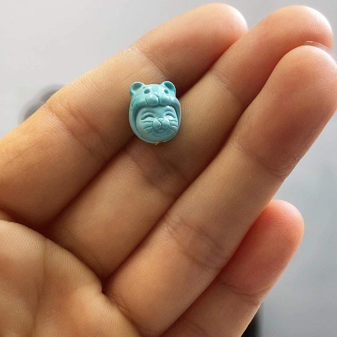 未镶嵌绿松石珠宝奇石