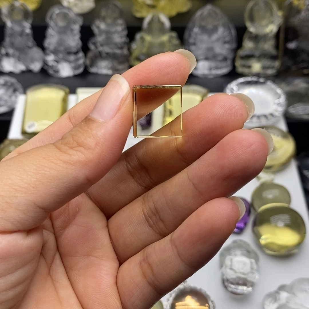 未镶嵌水晶颈饰方糖吊坠