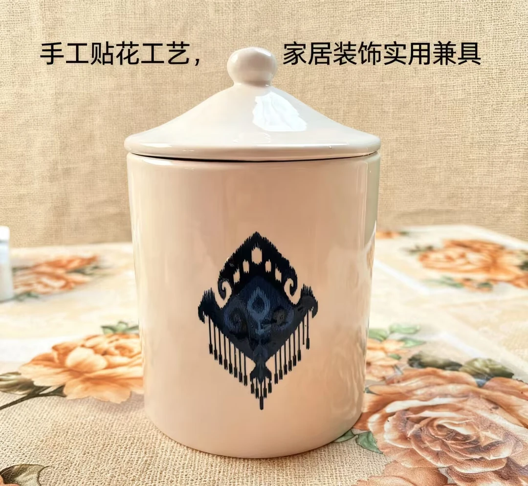 一拍三茶盐罐盐罐储物罐陶瓷手工大容量牛奶杯欧式家用