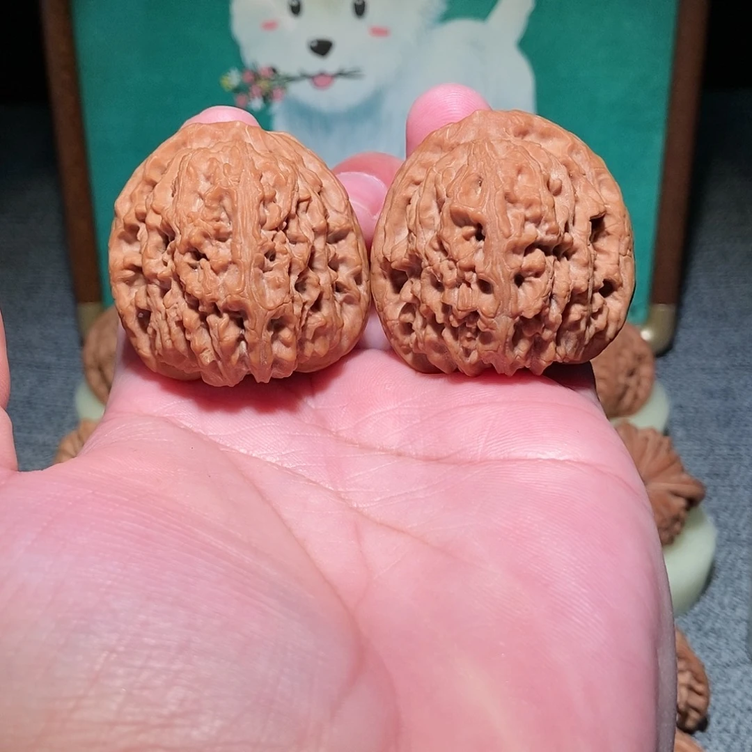 五***条文玩核桃把件南疆石