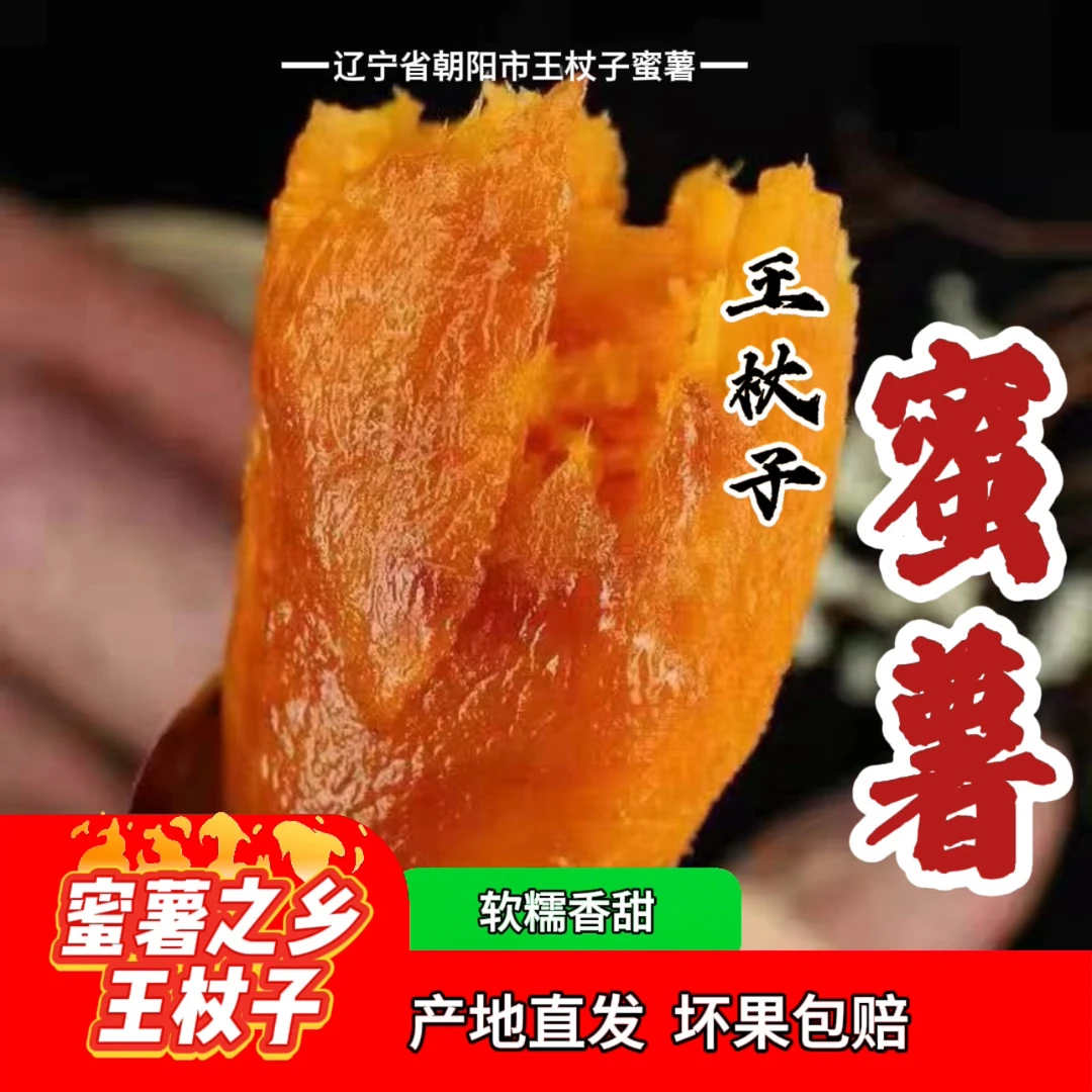 朝阳王杖子蜜薯朝阳特产软糯香甜哈蜜流油聚糖新鲜糖心甜紅薯