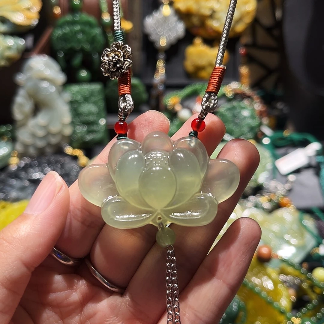 未镶嵌岫玉毛衣链