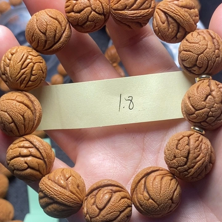 桃核吊坠秦岭山野生桃核