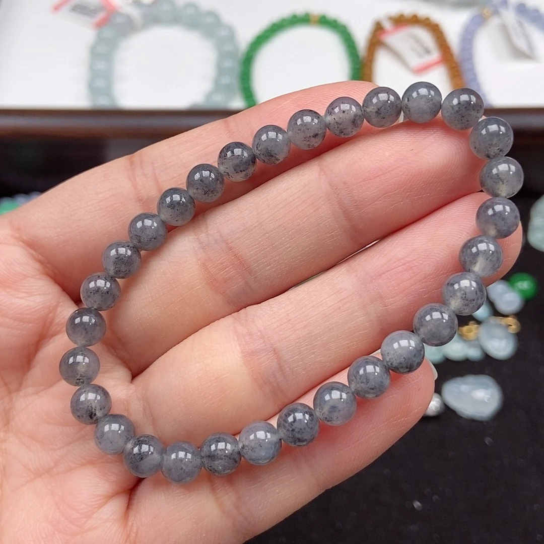 翡翠未镶嵌手串卡6