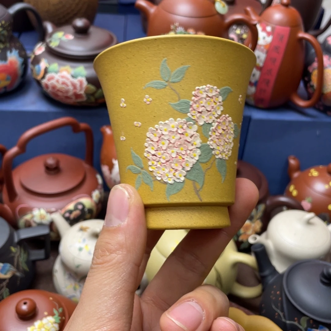 紫砂茶杯紫砂主人杯120cc