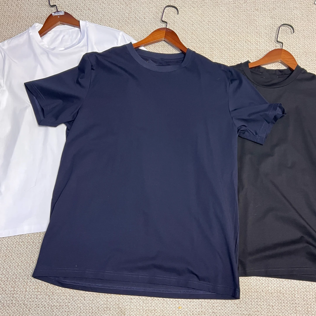 lp 男士圆领修身夏季百搭半袖