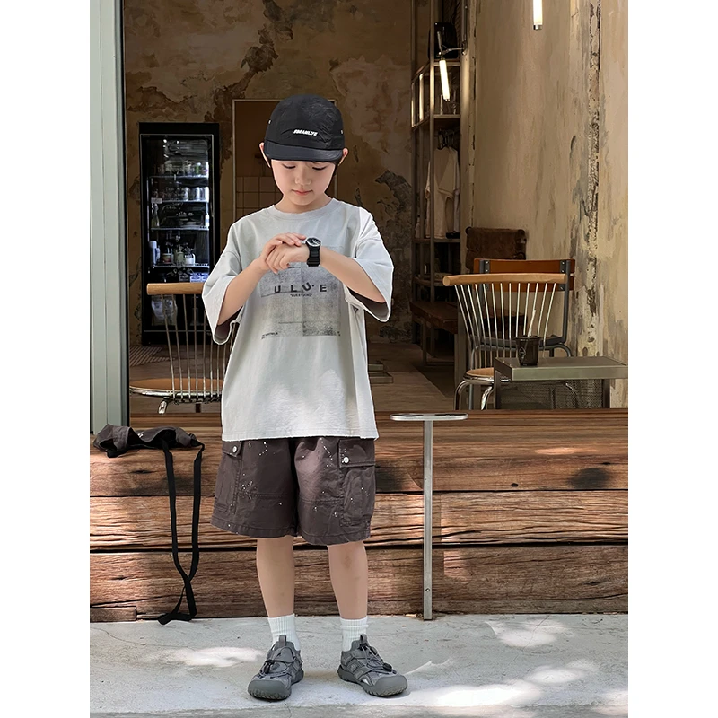 【现货】略略童装儿童T恤夏季印花半袖252TX3609