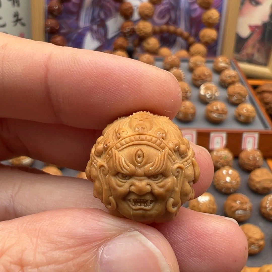 猴头核桃吊坠大威德