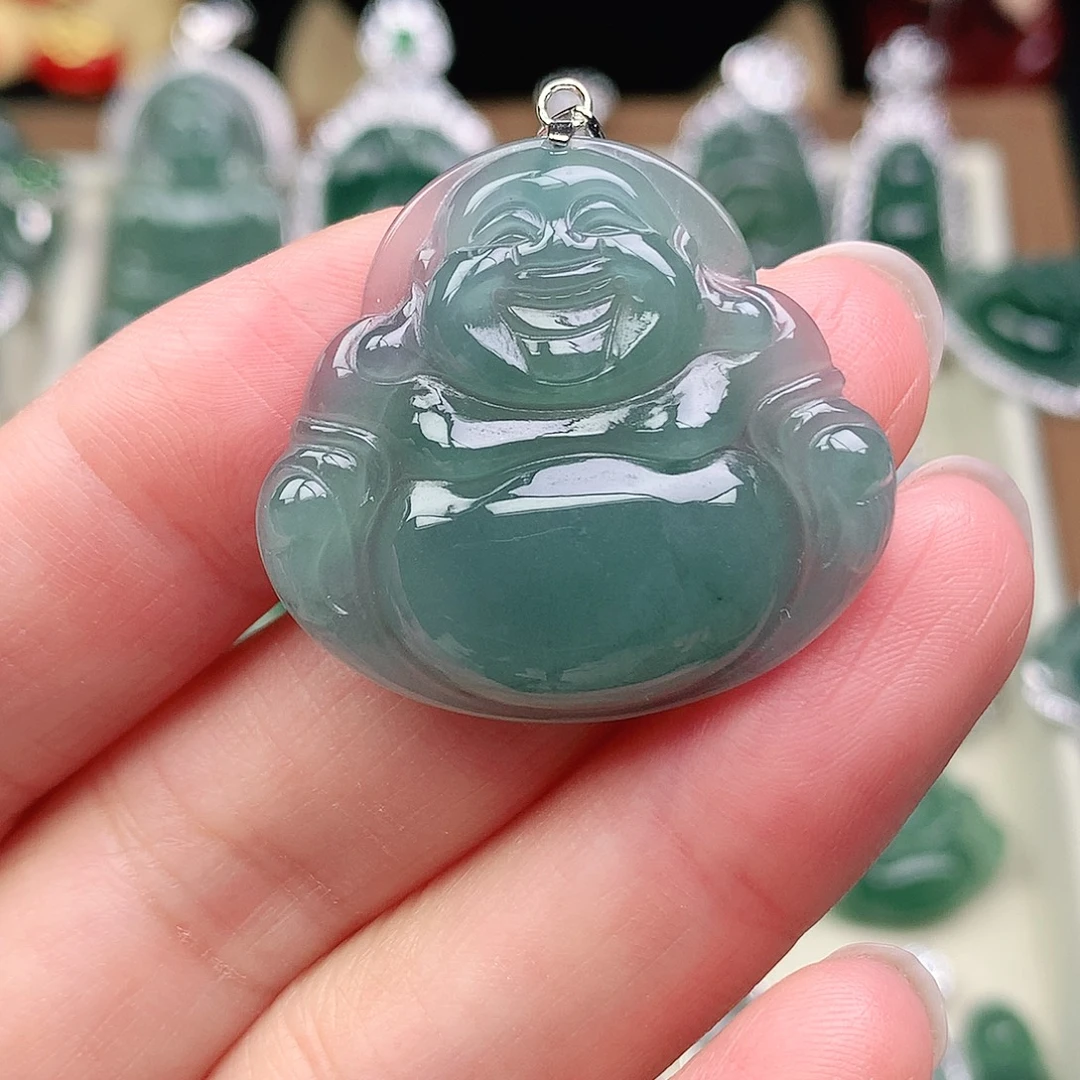 翡翠未镶嵌颈饰吊坠