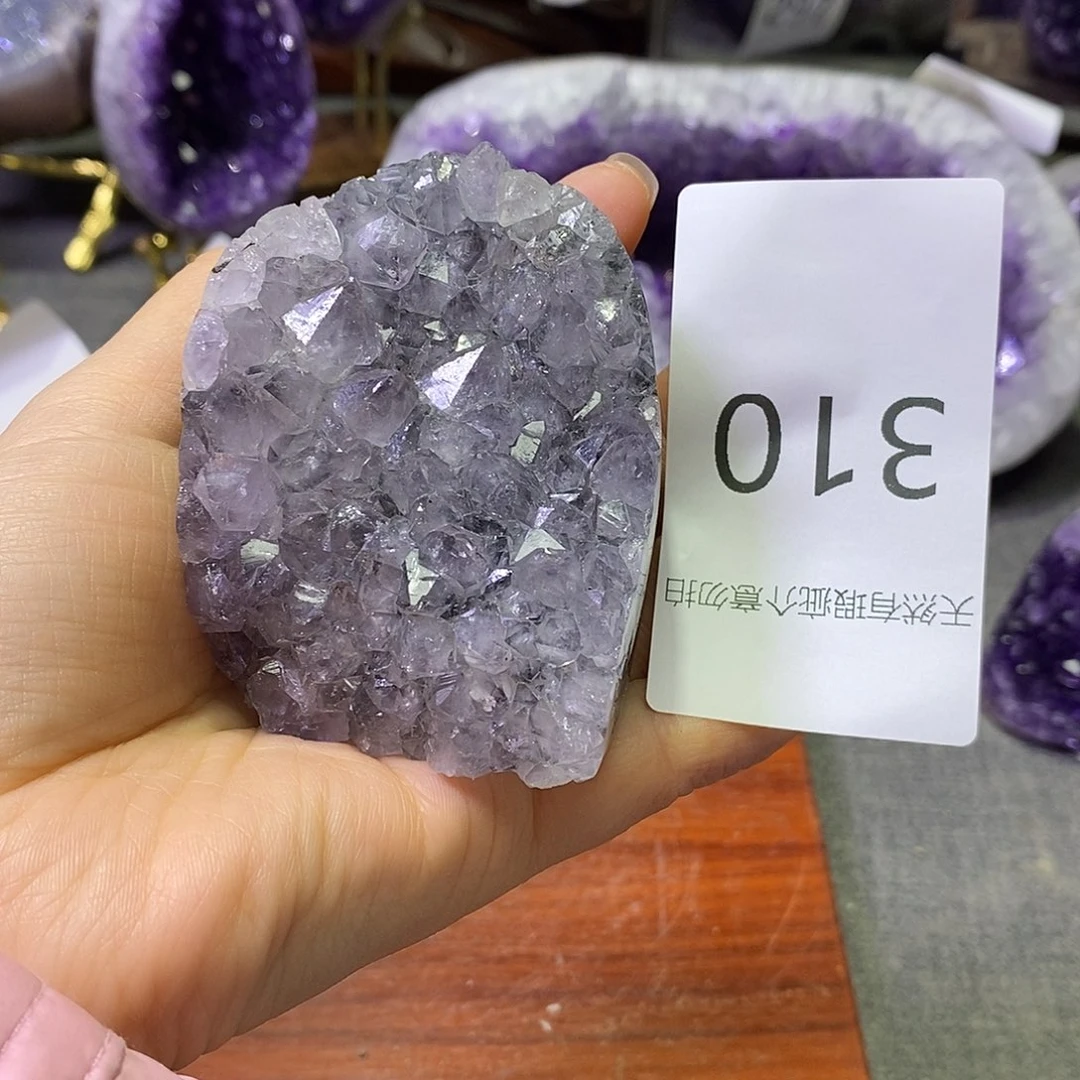 珠宝半成品未镶嵌紫晶