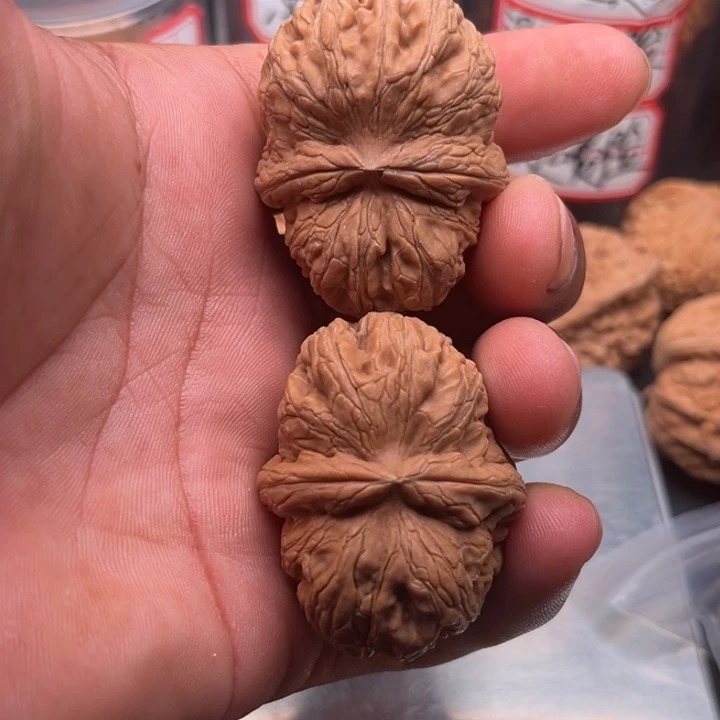 文玩核桃把件元宝45