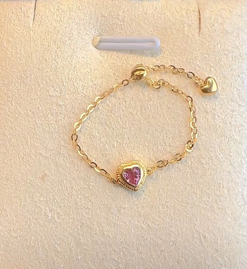 爱心-18k金首饰配件