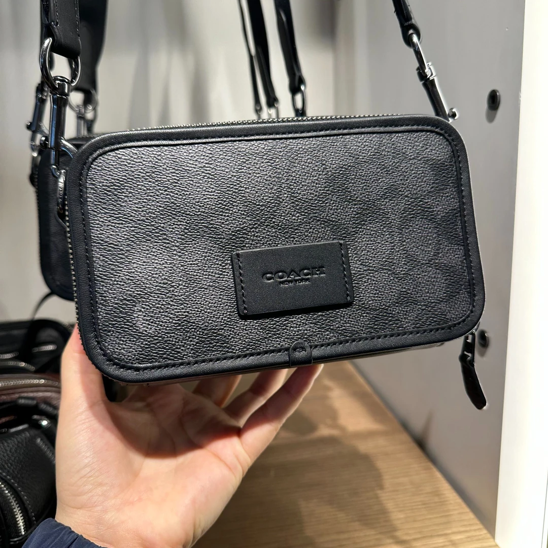 COACH/蔻驰wyatt20 相机包 斜挎包 20cm宽度 时尚 潮男 男女通用