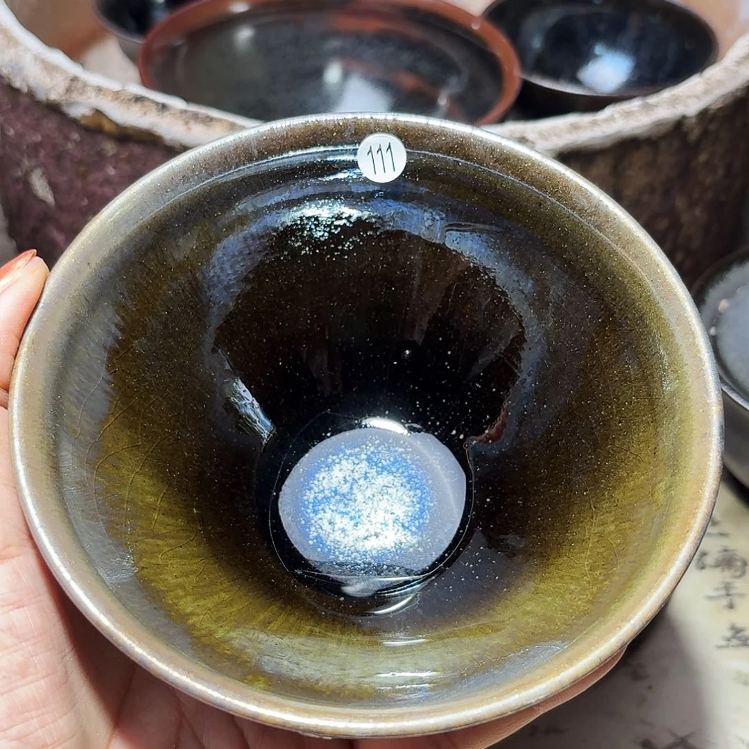 茶盏义兴龙窑建盏111微瑕