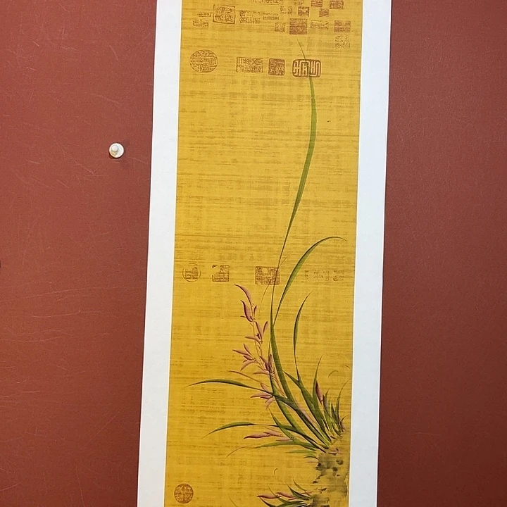 国画听兰老师花鸟