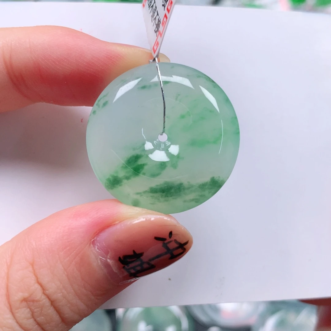 颈饰未镶嵌翡翠天然翡翠