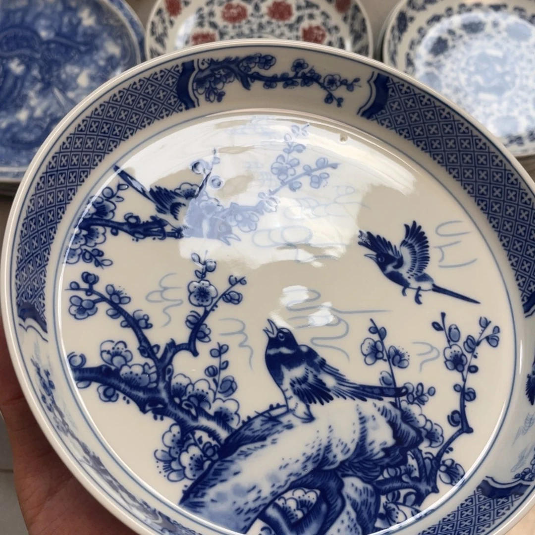 瓷片景德镇喜上眉梢大壶承