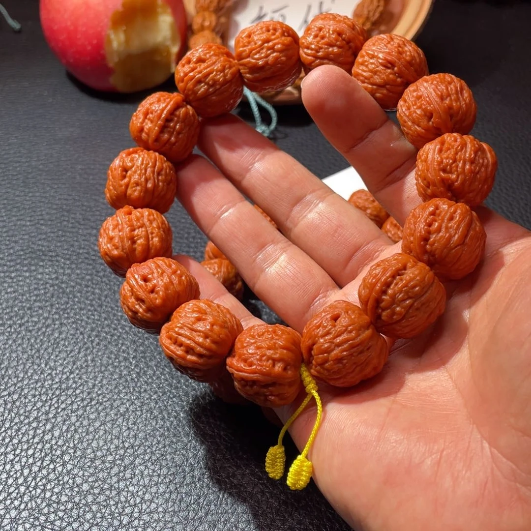 贺***铭手串文玩核桃南疆石