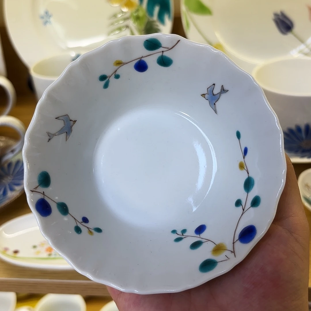 瓷色绘游 水果小钵