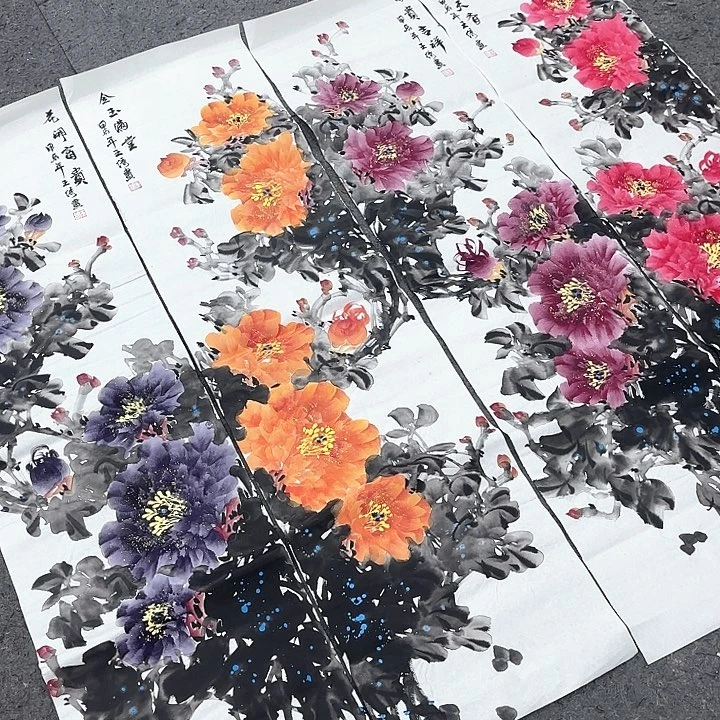 国画无毛和被绒毛或被绒毛