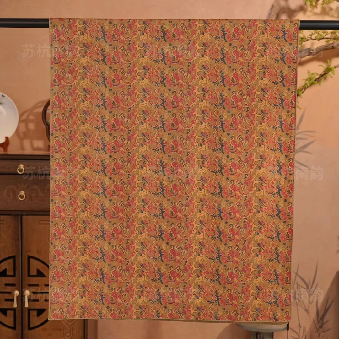 【D31-71山海经】180*70花萝20姆米丝巾围巾青蚕丝桑蚕丝百搭真丝