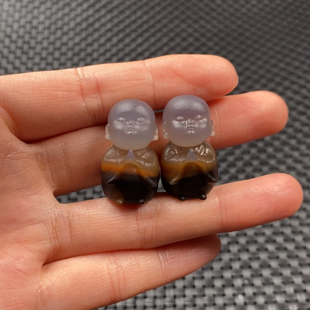 玛瑙/玉髓挂件未镶嵌琥*宫