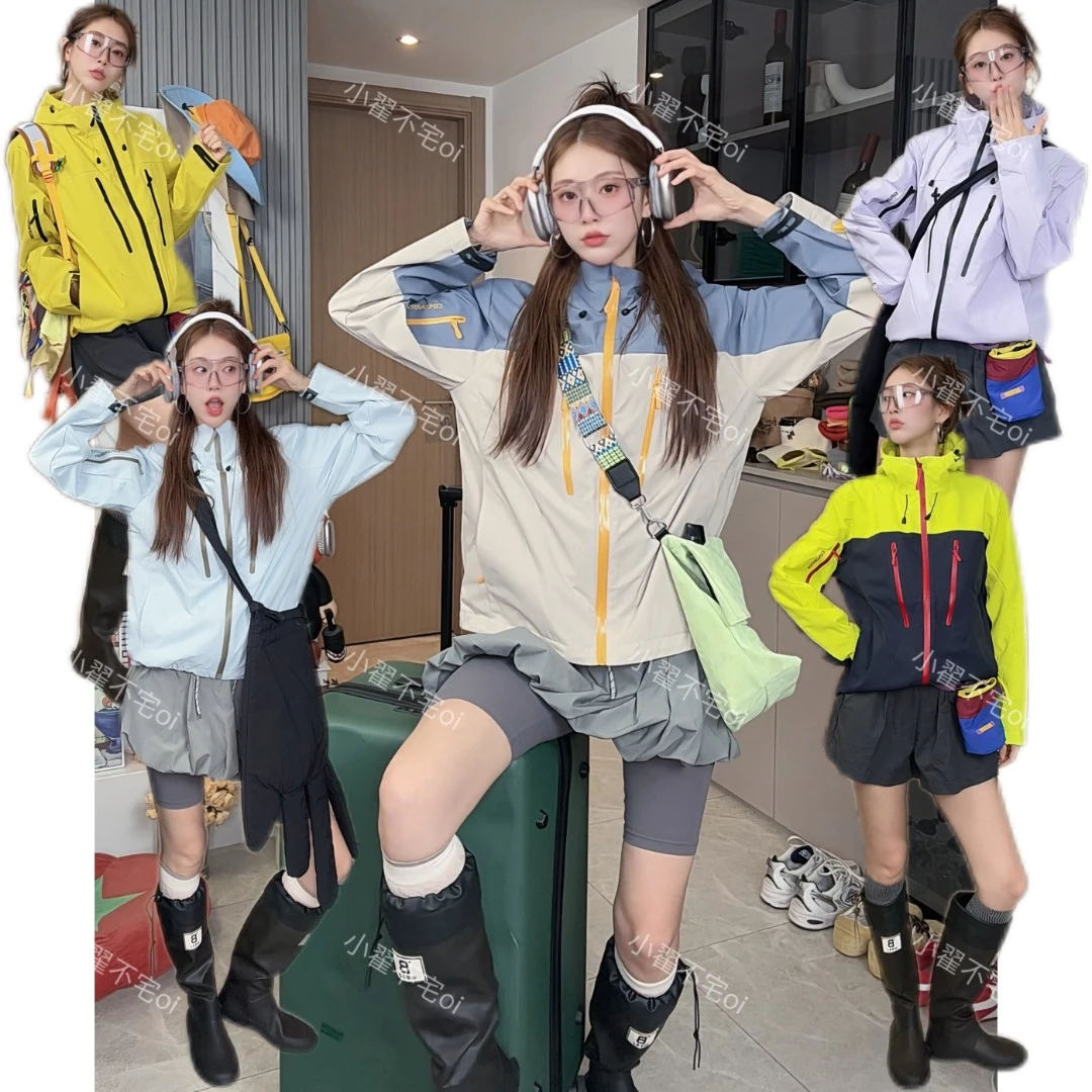 大牌平替！内胆可拆卸！男女同款秋冬季户外登山冲锋夹克外套！777