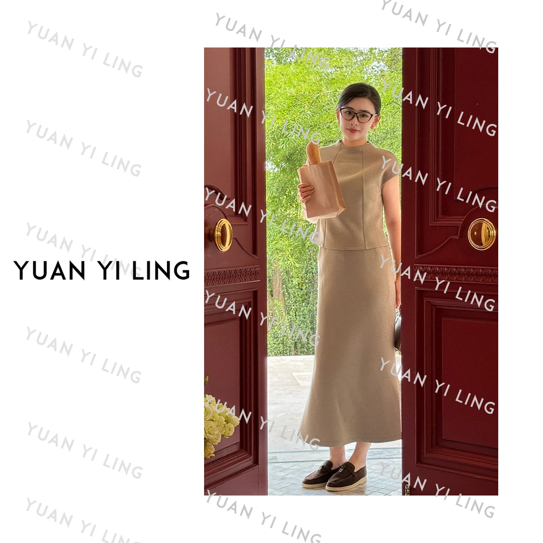 袁艺灵【曼哈顿】25秋冬莫代尔羊毛松弛感时尚百搭休闲套装 9114