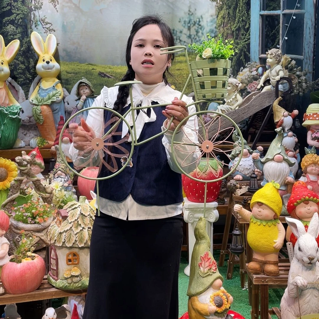 摆件花园摆件红红火火