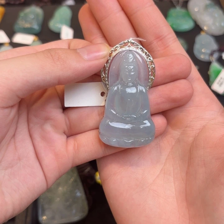 翡翠未镶嵌颈饰天然缅甸翡翠a货