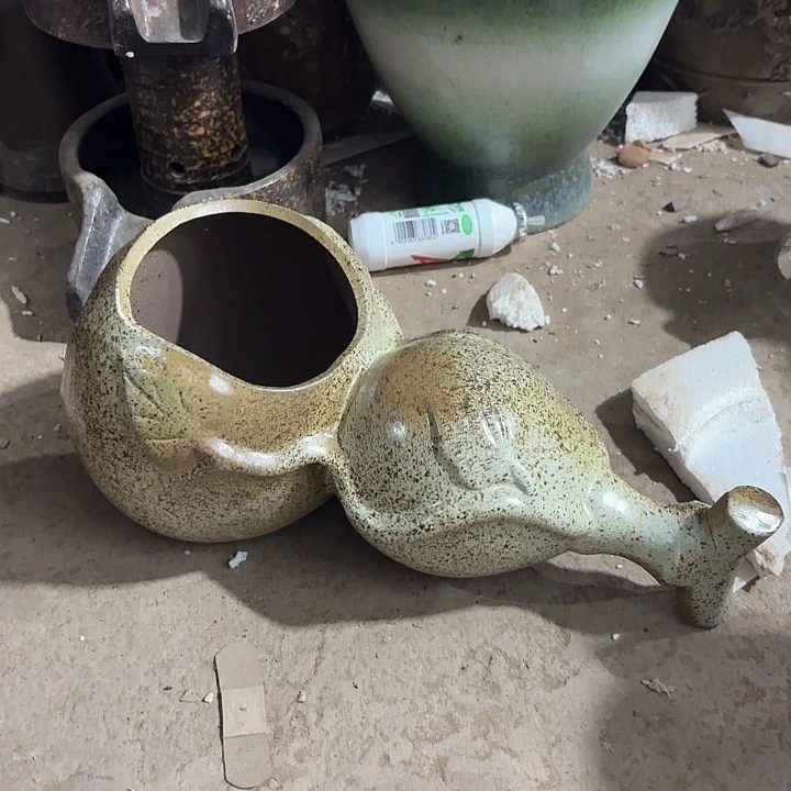 粗陶口径12/34/14进水口1.6厘米