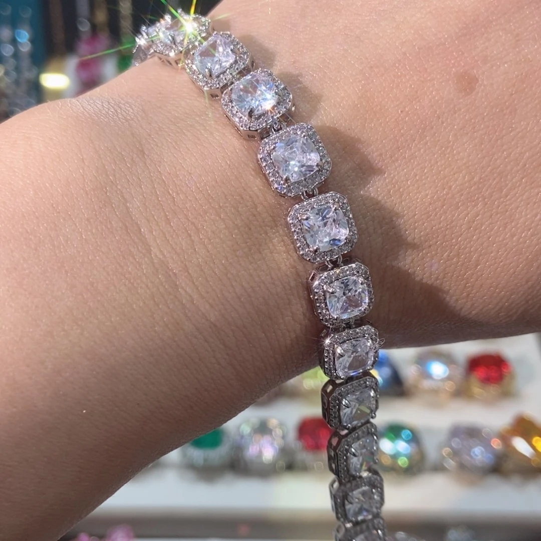 66锆石（处理）手链