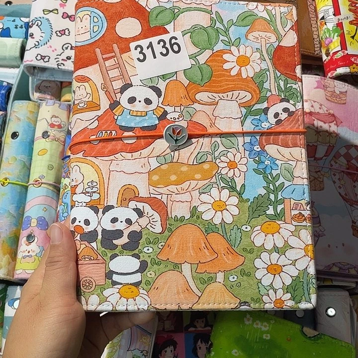 织绣A5 活页不加纸3136