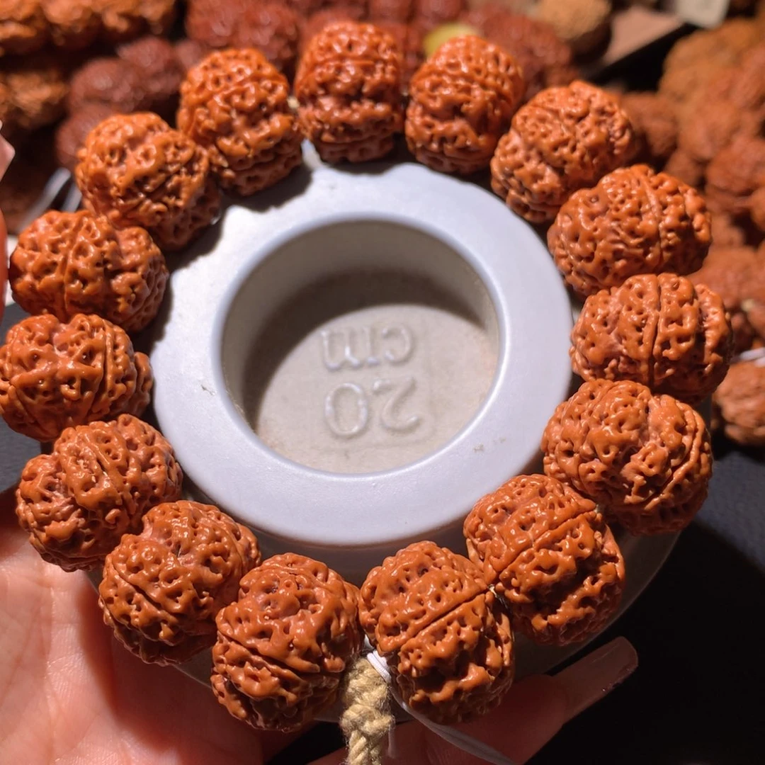 金刚菩提手串23+定制纽扣梅花