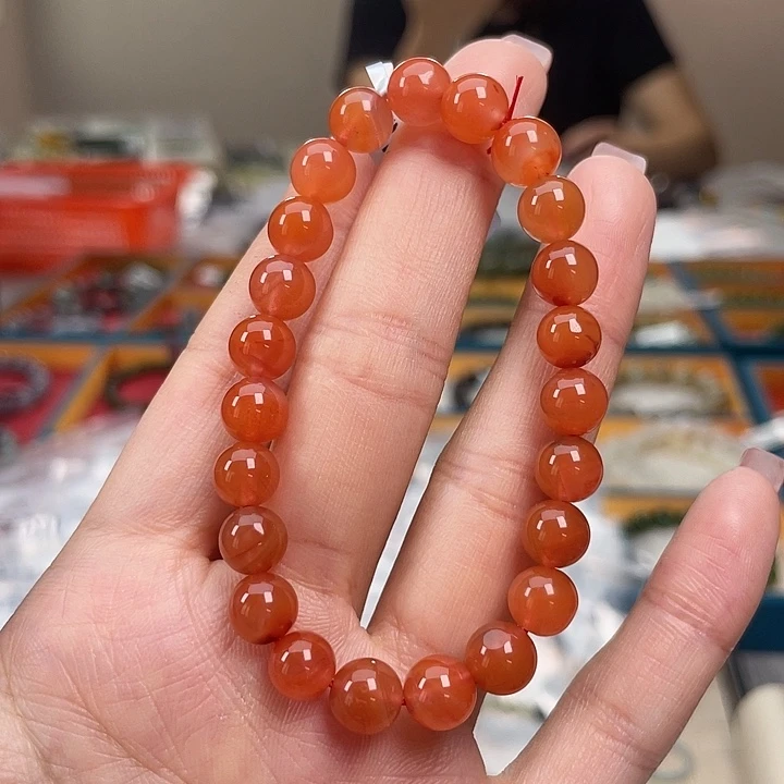 南红玛瑙未镶嵌手串A57