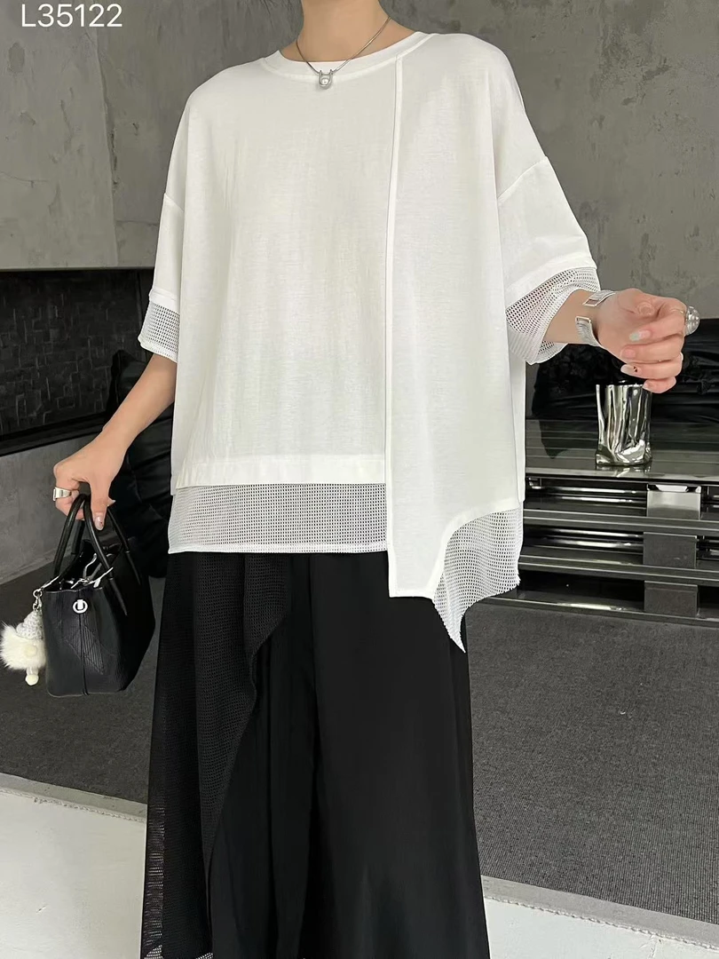 35122夏季新款简约风百搭短袖