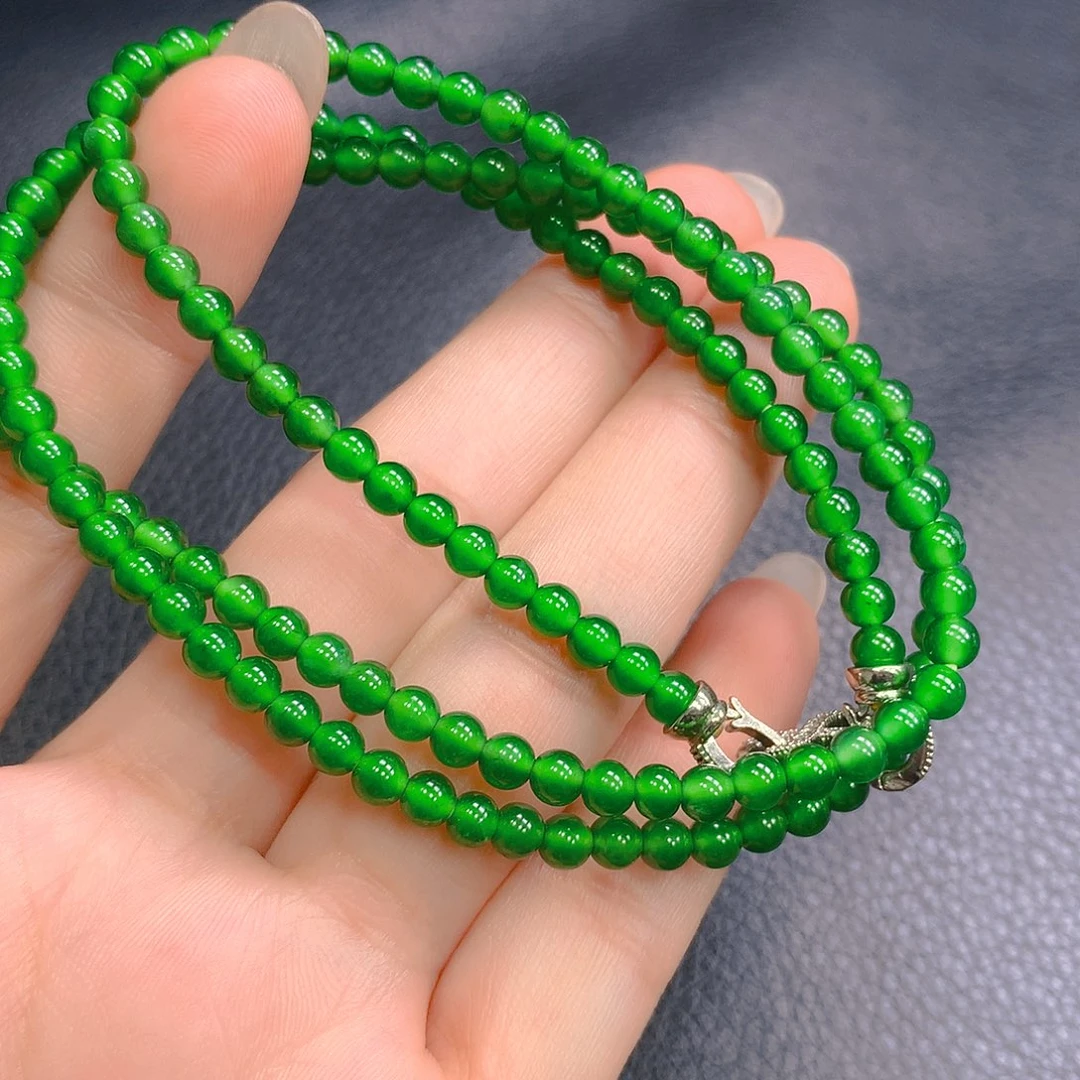 翡翠未镶嵌吊坠(不含链)项链3