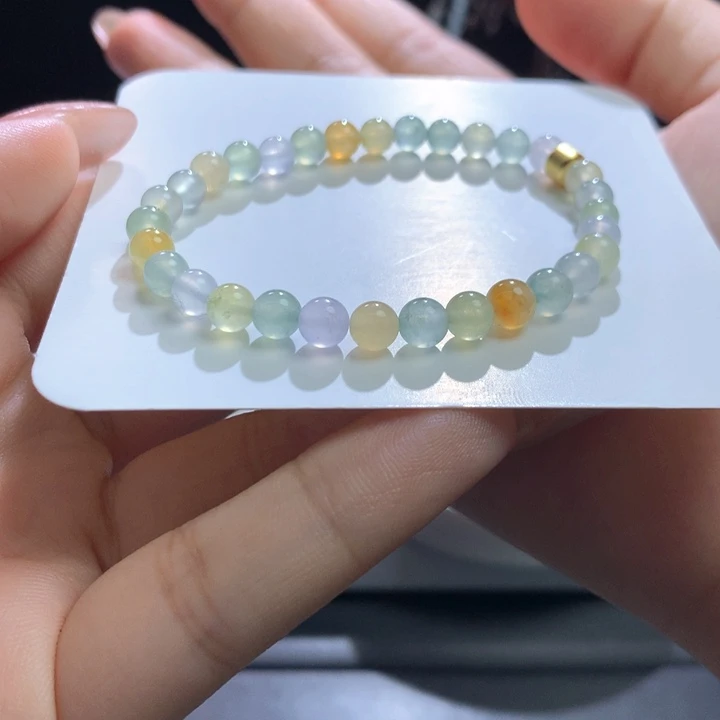 未镶嵌手链翡翠卡5甜豆